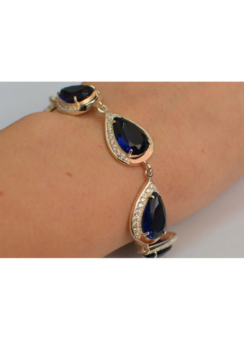 Браслет із срібла з золотом Silver Style (367185232)