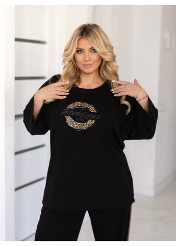 Женский костюм-двойка из креп-дайвинга No Brand (367853275)