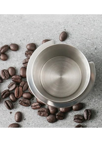 Кофейный мерник Cup Black 51мм из нержавеющей стали Дозировочный стакан для эспрессо Shenzhen (368788690)