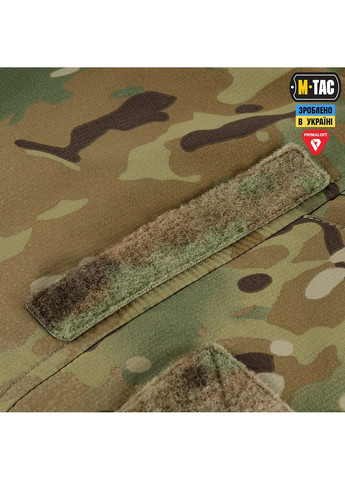 Комбинированная зимняя зимняя куртка alpha combat pro primaloft multicam M-TAC