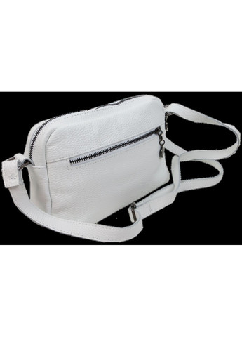 Жіноча шкіряна сумка на плече Біла Borsacomoda (348780775)