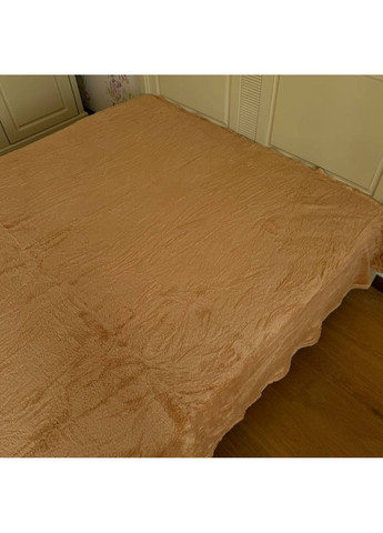 Плед-покрывало флисовый полуторный 150х200 персиковый ODN2 Colorful Home (366959118)