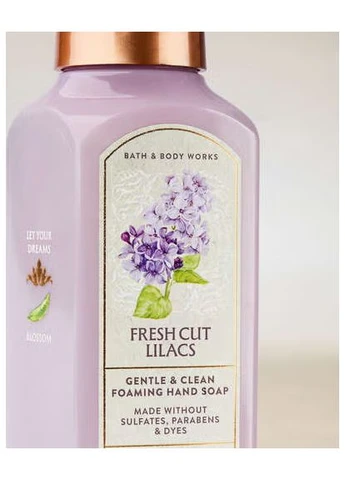 Жидкое мыло-пена для рук Fresh Clit Lilacs Gentle & Clean Foaming Hand Soap 259 мл Bath & Body Works (397249787)
