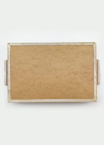 Дерев'яний прямокутний піднос/таця з ручками 20х30 см Радісне серце хрп0016бу Тур-Колекшн (355465489)