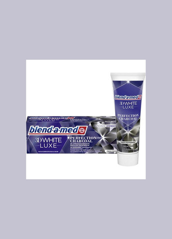 Зубная паста 3D White Luxe Совершенство угля, 75 мл Blend-a-Med 8006540881804 (337709368)