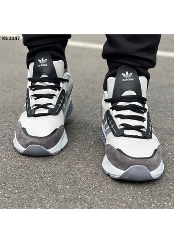 КРОСІВКИ ЖІНОЧІ ADIDAS GRAY АДІДАС No Brand сірі демісезони (367177380)