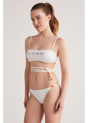 Білий бікіні, колір білий, розмір 36 роздільний Kom Саншайн