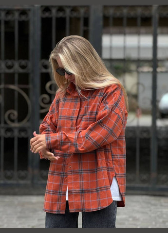 Сорочка жіноча в клітинку прямого крою Adelante (324024355)