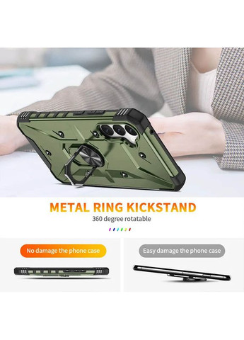 Ударостійкий чохол Pathfinder Ring для Samsung Galaxy A34 5G Army Green No Brand (366832813)