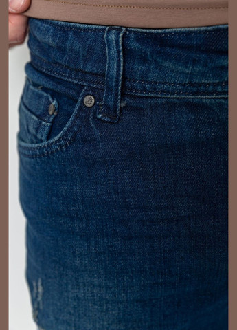 Синие демисезонные джинсы мужские рваные, цвет синий, Ager