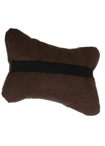 Подушка подголовник 9888 29х18х5 см коричневая Standart (324691141)