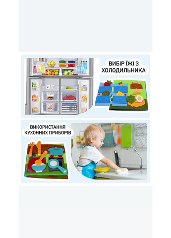 Фетрова інтерактивна розвиваюча книга бізібук «Мій будиночок" No Brand (366971258)