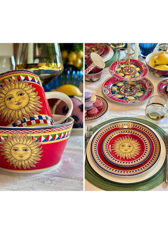 Кружка фарфоровая Sicilia Sole 450мл чашка подарочная для кофе и чая фарфоровая посуда Bona (368981793)