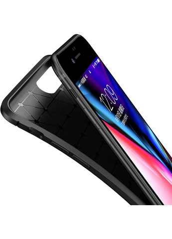 Чехолнакладка TPU Carbon Fiber 1,5mm Case Apple iPhone 7 Plus/8 Plus Black Toto (301836362)