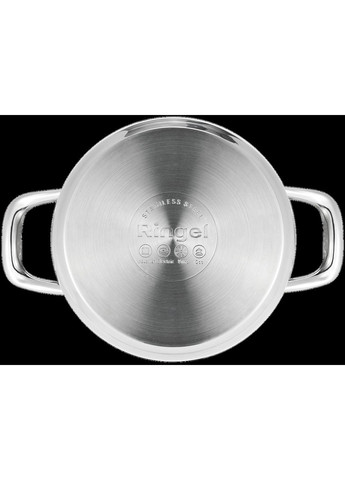 Каструля Grey line 20 см (3.2л) з кришкою нерж (RG-2022-20) Ringel (327366468)