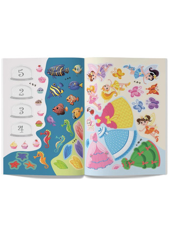 Перші розвивальні наліпки. Принцеси. 50 наліпок Кристал Бук (370064908)