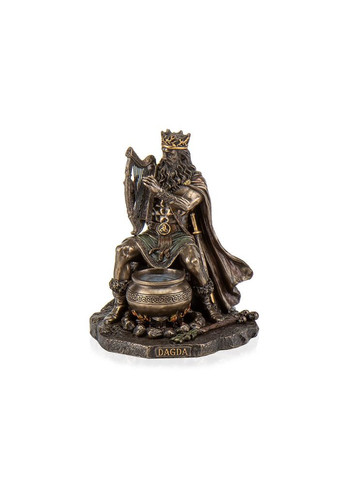 Необычная фигурка Король Дагда 21х15 см 77770A4 с бронзовым напылением Veronese (302239485)