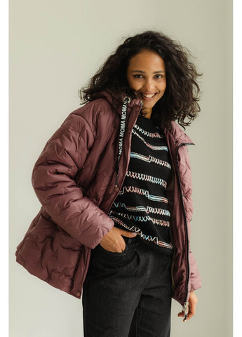 Коричнева зимня коричнева демісезонна куртка Seventeen