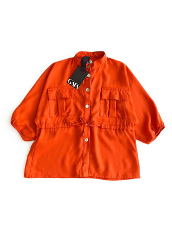 Сорочка-куртка літня для дівчинки Gaia () G3146 теракотова 34 (134 см ) Gaialuna (280931082)