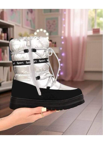 Зимние дутики подростковые зимние серебристые Tom.M