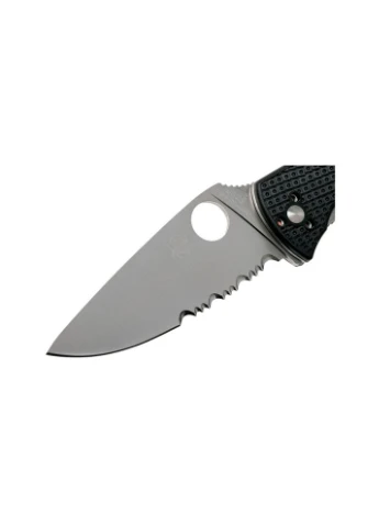 Складаний ніж Tenacious FRN напівсерейтор 19,7 см C122PSBK Spyderco (317306065)