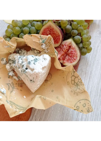 Многоразовая восковая обертка для продуктов размер "S" 20×20 см Jooki (358705744)