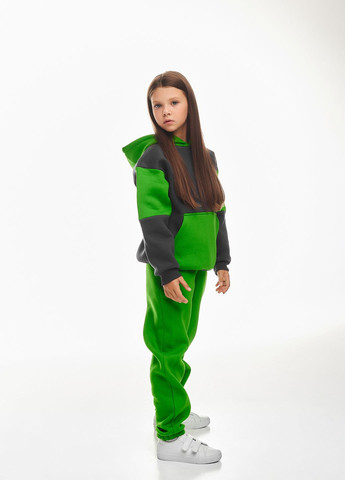 Детский спортивный утепленный костюм на флисе для девочки Kindamor Active Heat 2024-2025 (302663626)