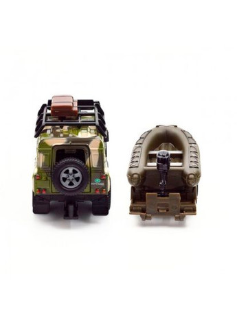 Игровой набор – LAND ROVER DEFENDER МИЛИТАРИ (с лодкой) TechnoDrive (315154861)