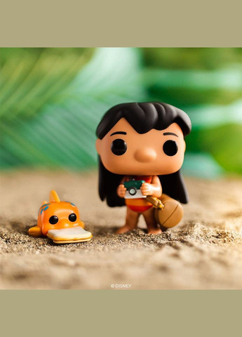 Ігрова фігурка "Ліло і Стіч Ліло з рибкою" Funko POP! 55621 No Brand (354746629)