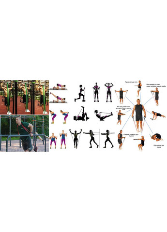 Гумова петля-еспандер лижника, плавця, боксера 10 мм EasyFit (365549782)