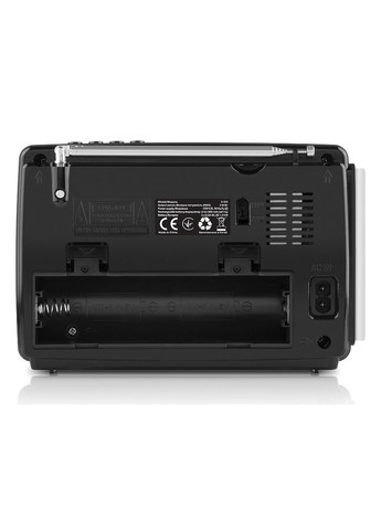 Радіоприймач 1.0 X-510 Black, 3 Вт, пластиковий корпус, FM/AM/SW, USB, SD/microSD, акумулятор, ліхтарик Real-El (362474784)