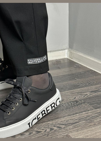 Женские брюки чёрные в стиле спорт MKJL1134-1 Modna KAZKA (336934038)