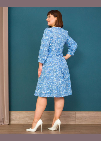 Голубое платье 14465-6 Alenka Plus