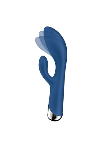 Вибратор-кролик с ротацией Spinning Rabbit 1 Blue, 3 мотора Satisfyer (335389355)