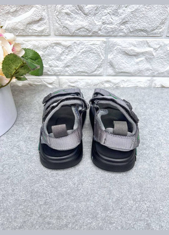 Серые стильные босоножки для мальчика GFB