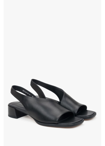 Босоніжки, колір чорний Estro (367179595)