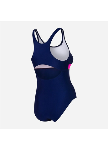 Темно-синий демисезонный купальник слитный emily 7002 (367-47) 128 см темно-синий/розовый (5908217670021) Aqua Speed