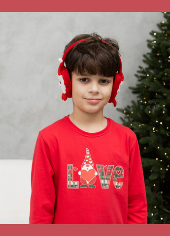 Красная подростковая пижама для мальчика со штанами Tom John