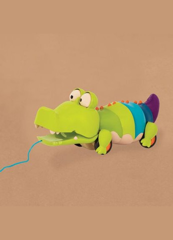 ІграшкаКаталка На Мотузочку - Крокодил Клац-Клаус Battat (291011934)