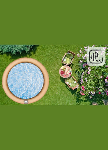 Джакузи-SPA надувное LATTE 6-местное Thunder (332202238)