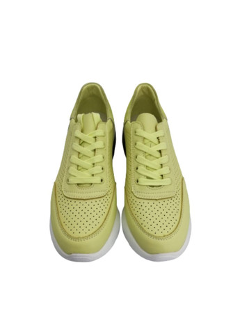 Желтые всесезонные кроссовки (р) кожа 0-1-1-20818-5k Lifexpert