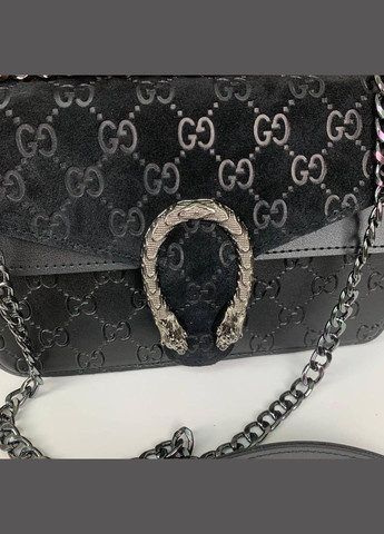 Замшевая женская сумочка клатч с подковой в стиле Гучи, минисумка на цепочке. No Brand (334730554)