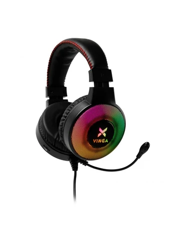 Наушники HSCU-100 Gaming LED Black (HSCU-100) Vinga (377739691)