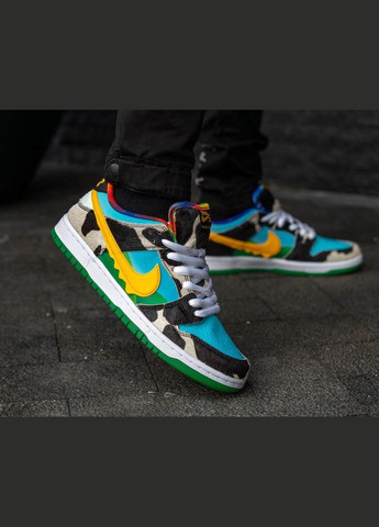 Цветные всесезонные кроссовки sb dunk low ben & jerry's chunky dunky - cu3244-100 Nike