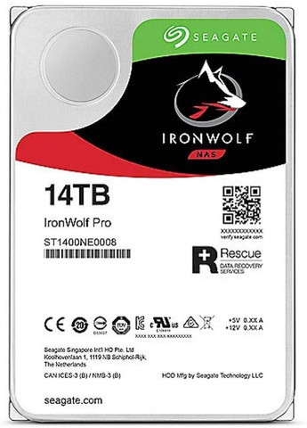 Жёсткий диск 3.5" 14 TB SATA3 IronWolf Pro NAS ST14000NE0008 Seagate (280877882)