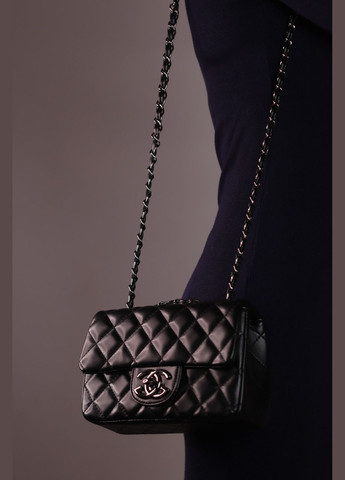 Женская сумка Chanel 21 black, женская сумка Шанель черного цвета No Brand (307925616)