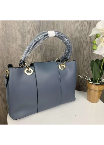 Модная женская сумочка экокожа, стильная сумка на плечо Синий No Brand (393667240)
