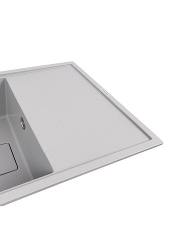 Гранитная мойка для кухни GALANS 7850 матовая Серый металлик Valeso (358059551)