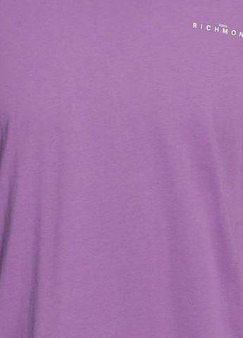 Фиолетовая футболка с коротким рукавом John Richmond