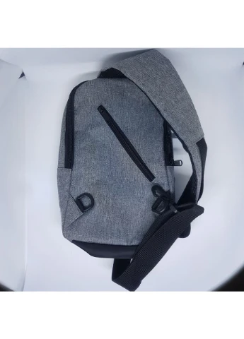 Рюкзак антизлодій із захистом та USB-портом міні Mini сірий UKC (383040701)